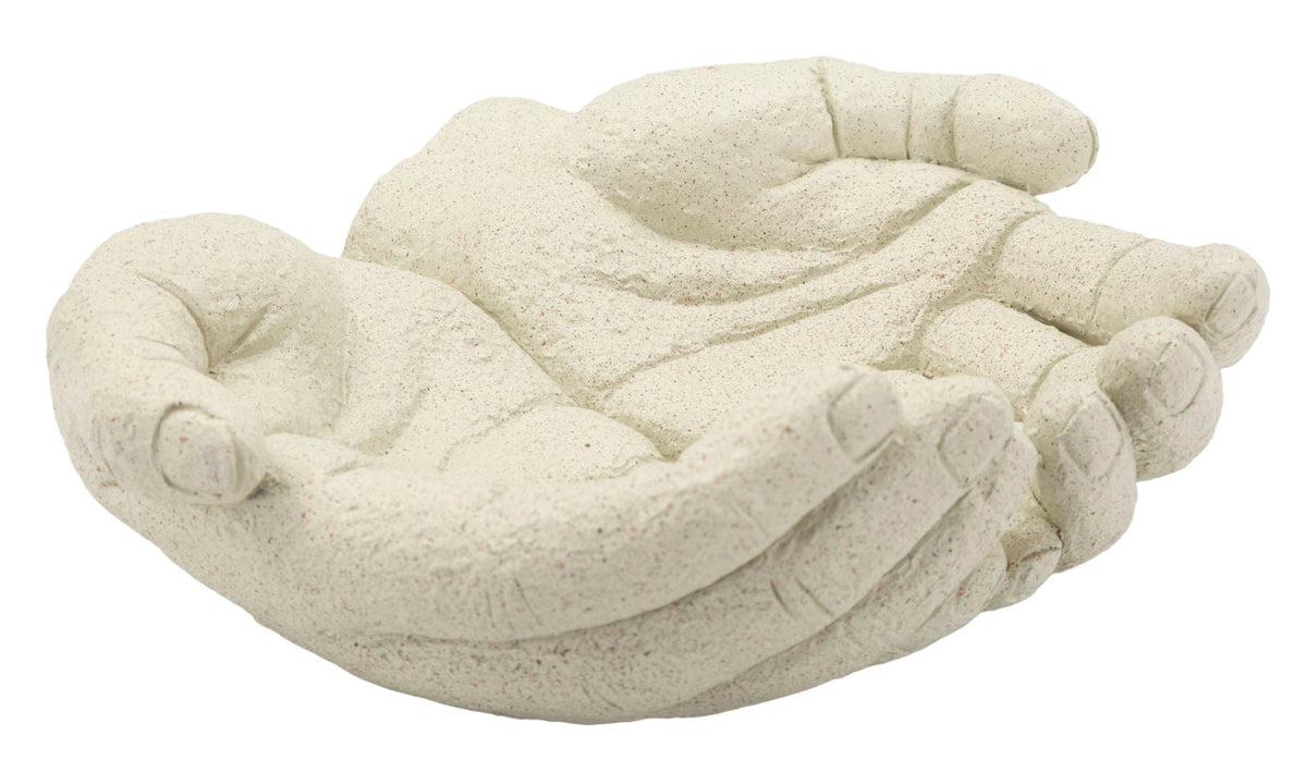 Dekotablett Hände Creme Skulptur – Serviertablett