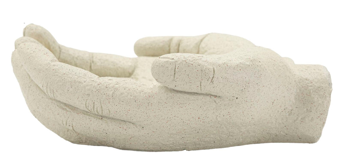 Dekotablett Hände Creme Skulptur – Serviertablett