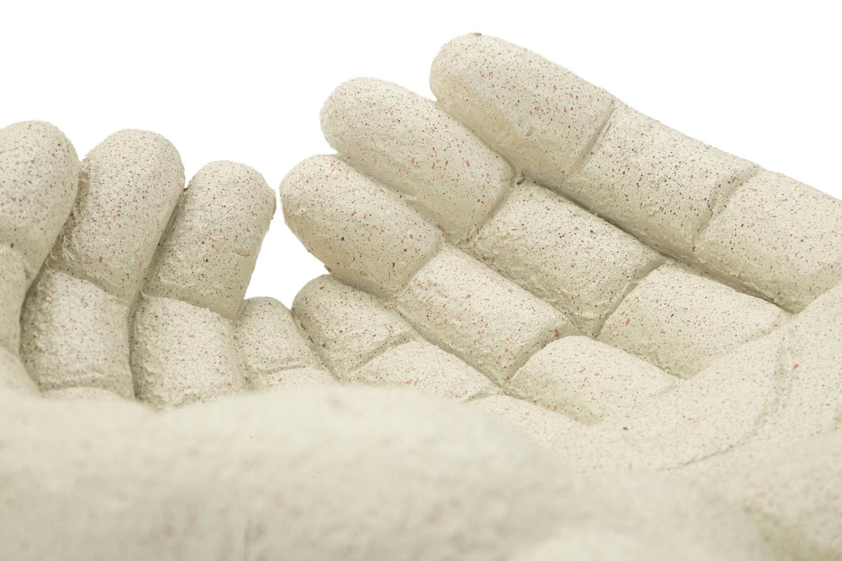 Dekotablett Hände Creme Skulptur – Serviertablett