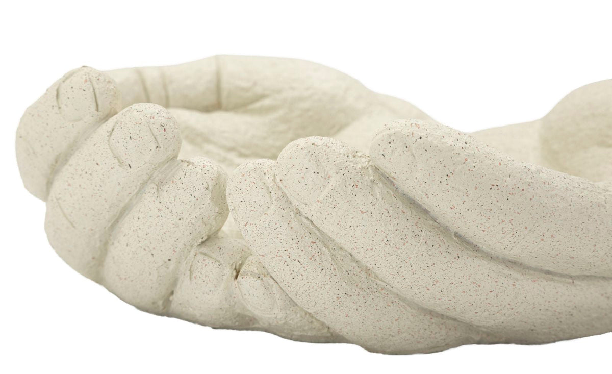 Dekotablett Hände Creme Skulptur – Serviertablett