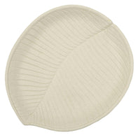 Dekotablett Stons Creme Oval – Serviertablett