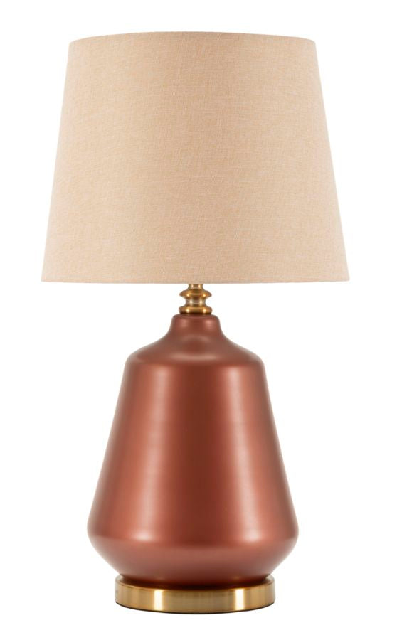 Tischlampe Rosenthal C Braun Gold 65 cm – Tischleuchte