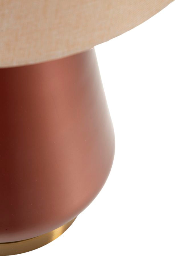 Tischlampe Rosenthal C Braun Gold 65 cm – Tischleuchte