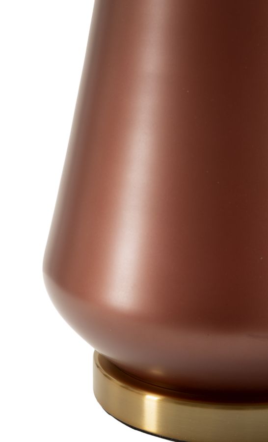 Tischlampe Rosenthal C Braun Gold 65 cm – Tischleuchte