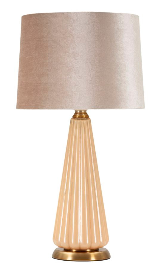 Tischlampe H Perlmutt Gold 68,5 cm – Tischleuchte