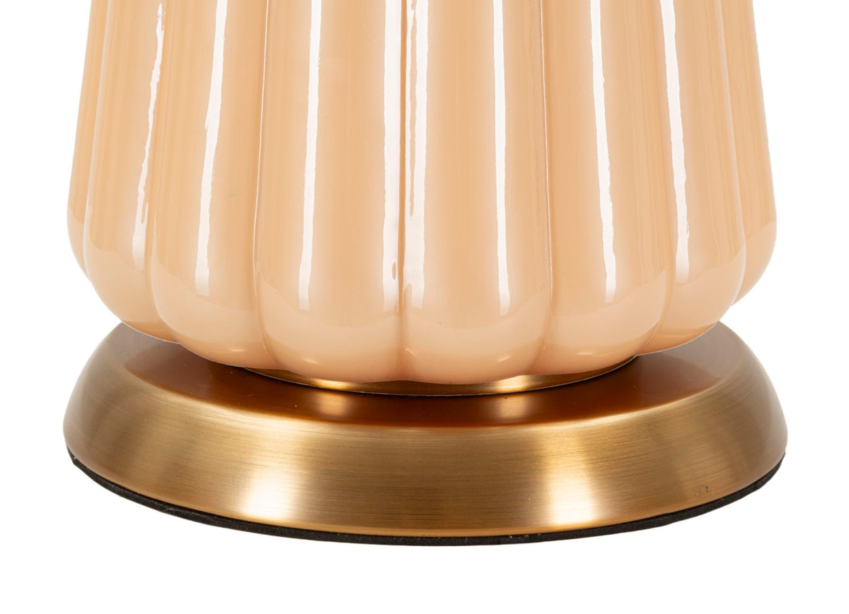 Tischlampe H Perlmutt Gold 68,5 cm – Tischleuchte