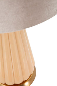Tischlampe H Perlmutt Gold 68,5 cm – Tischleuchte