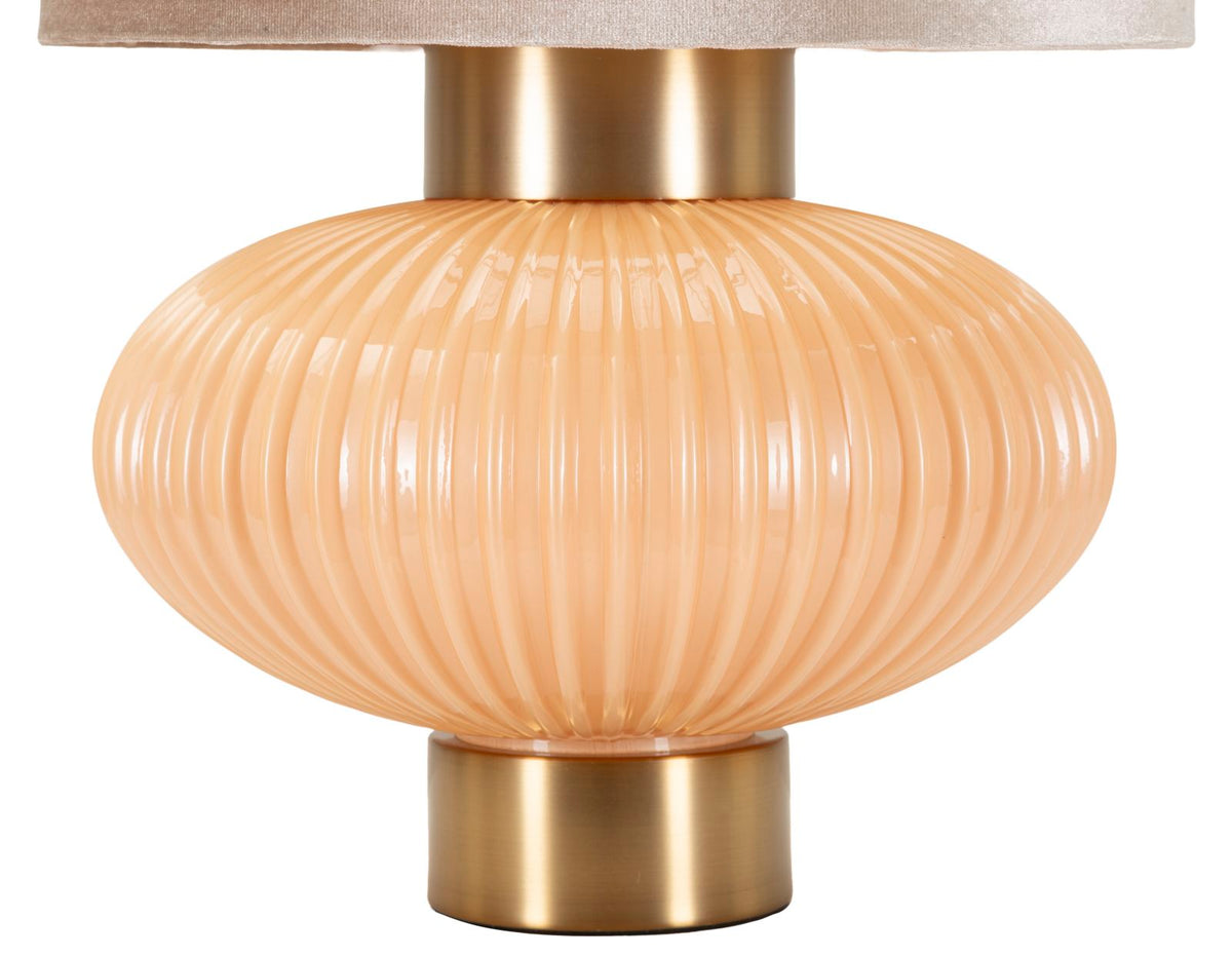 Tischlampe W Perlmutt Gold 49 cm – Tischleuchte