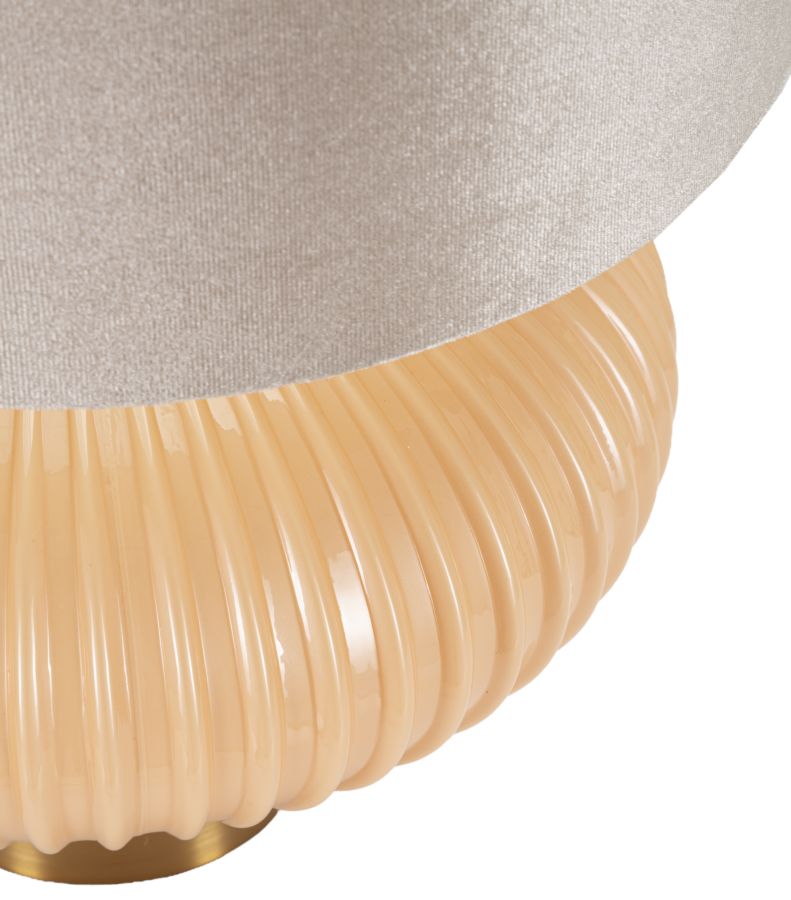Tischlampe W Perlmutt Gold 49 cm – Tischleuchte