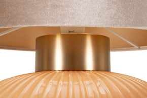 Tischlampe W Perlmutt Gold 49 cm – Tischleuchte