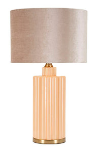 Tischlampe Perly D Perlmutt Gold 69,5 cm – Tischleuchte