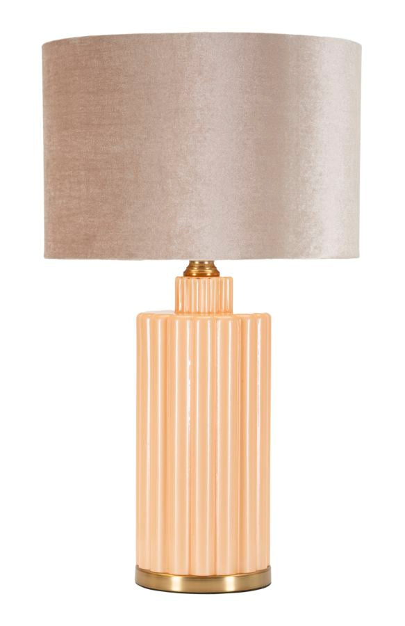 Tischlampe Perly D Perlmutt Gold 69,5 cm – Tischleuchte