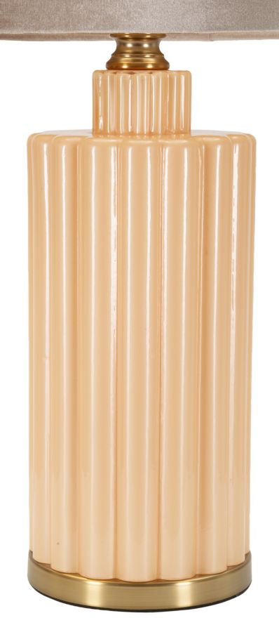 Tischlampe Perly D Perlmutt Gold 69,5 cm – Tischleuchte