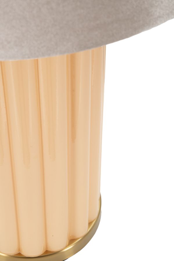 Tischlampe Perly D Perlmutt Gold 69,5 cm – Tischleuchte