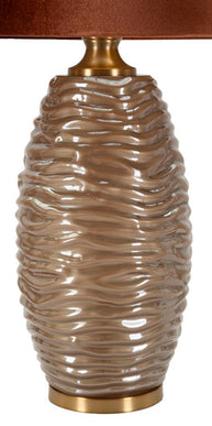 Tischlampe W Braun Gold 79 cm – Tischleuchte