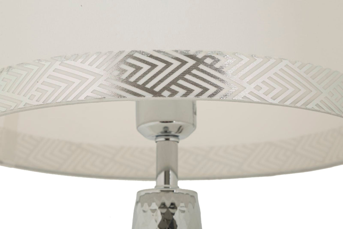 Tischlampe Silber 54 cm – Tischleuchte