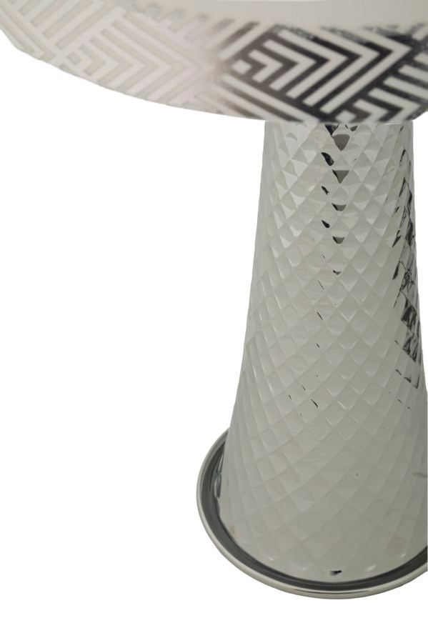 Tischlampe Silber 54 cm – Tischleuchte