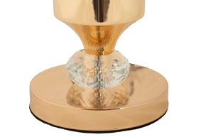 Tischlampe Gold Weiß 52 cm – Tischleuchte