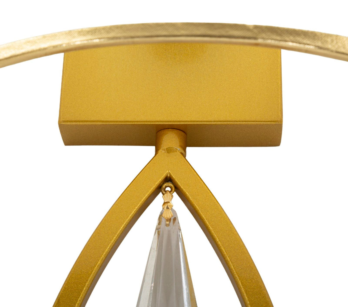 Wandleuchte Gold Weiß 50 cm – Wandlampe