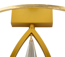 Wandleuchte Gold Weiß 50 cm – Wandlampe