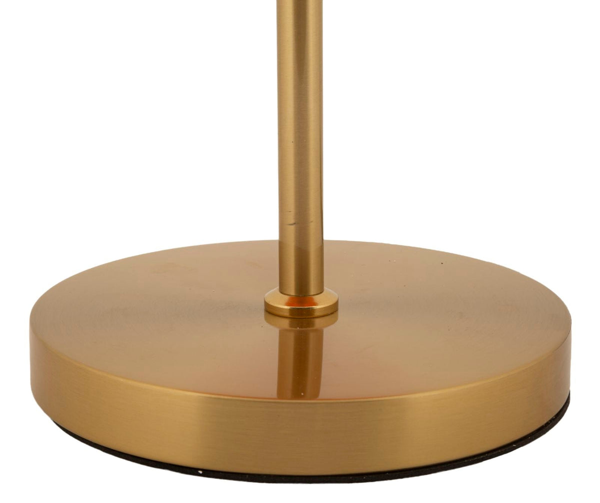 Tischlampe Gold Orange 53 cm – Tischleuchte
