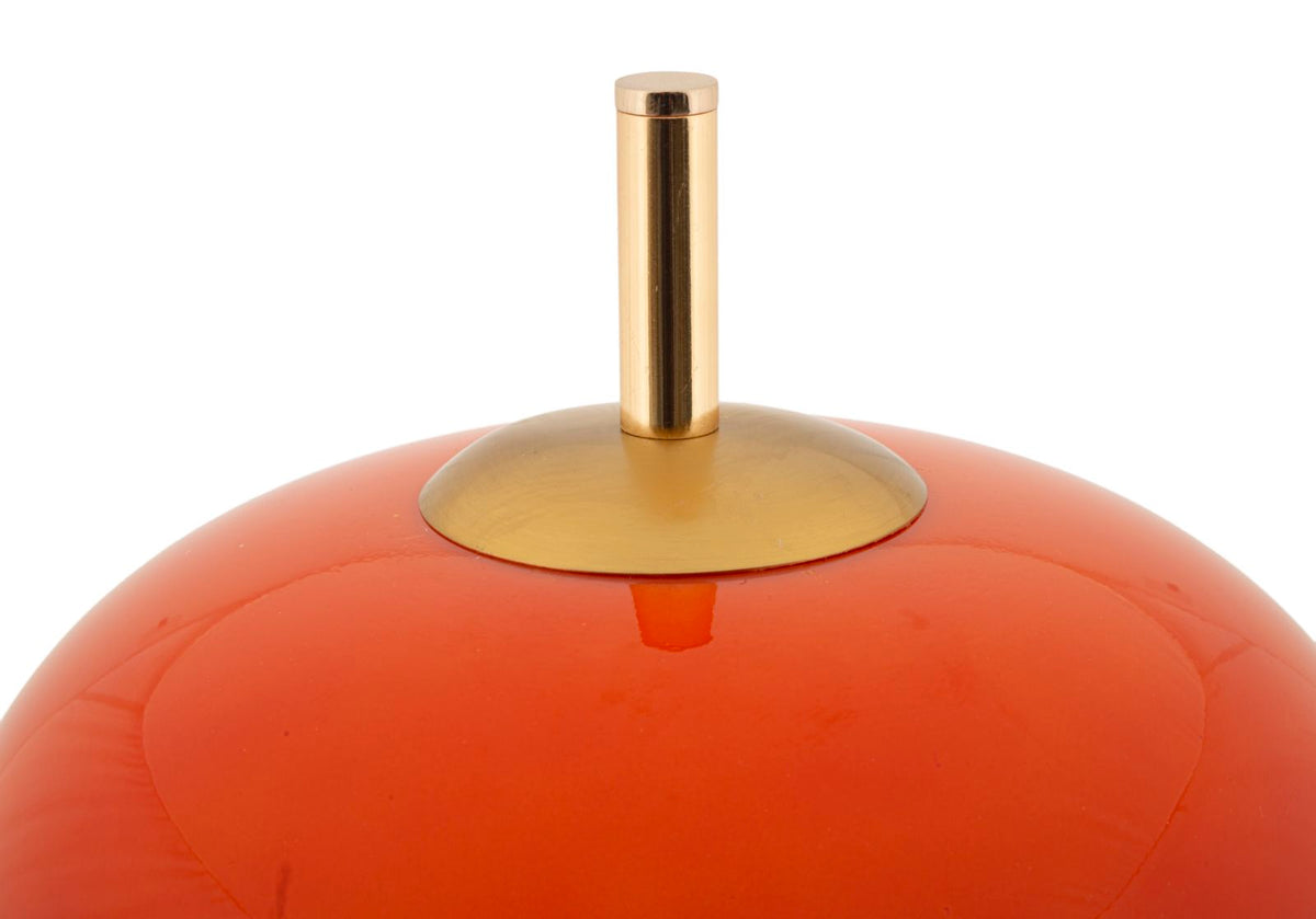 Tischlampe Gold Orange 53 cm – Tischleuchte