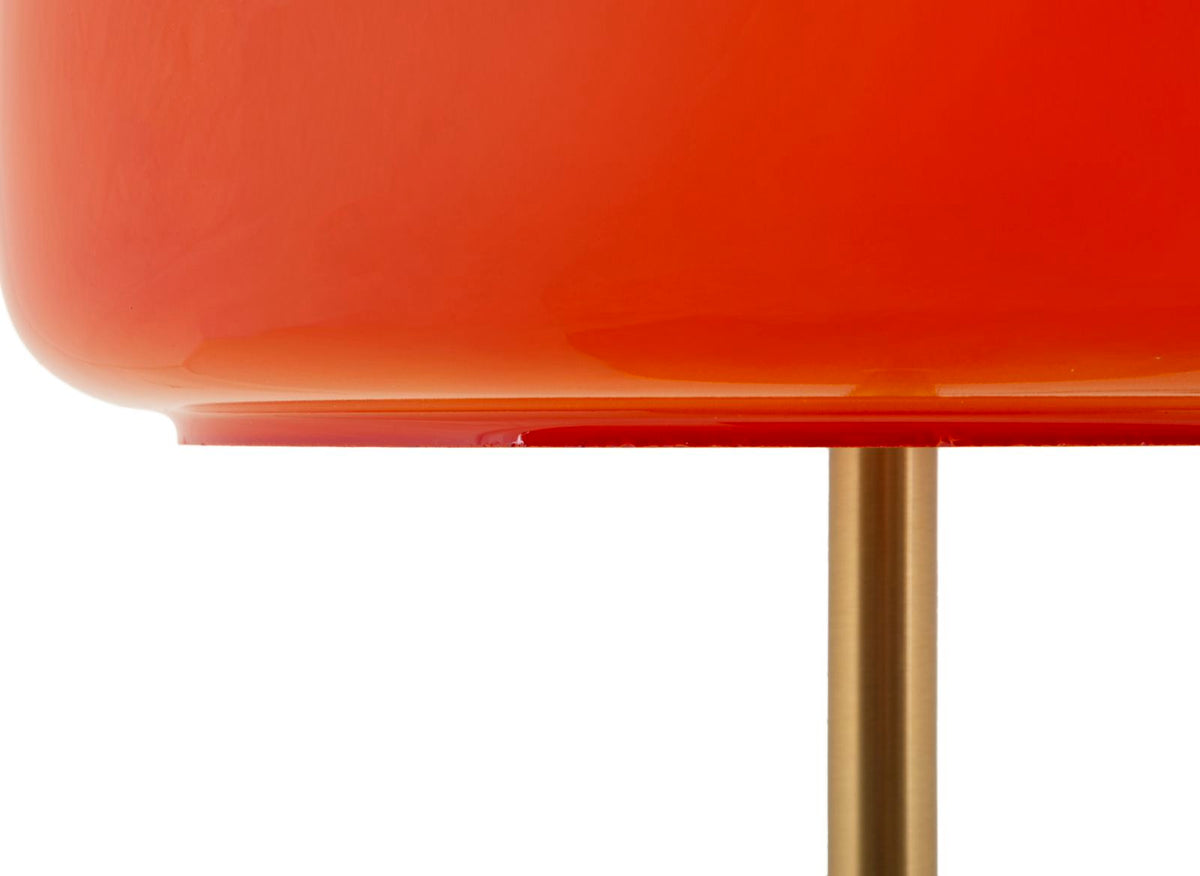 Tischlampe Gold Orange 53 cm – Tischleuchte