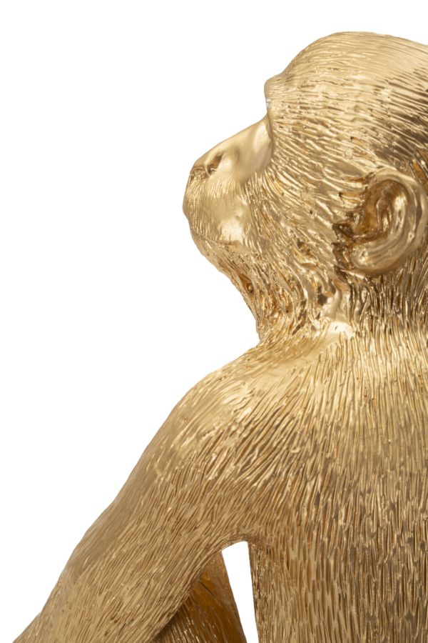 Tischlampe Affe Gold 32 cm – Tischleuchte