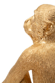 Tischlampe Affe Gold 32 cm – Tischleuchte