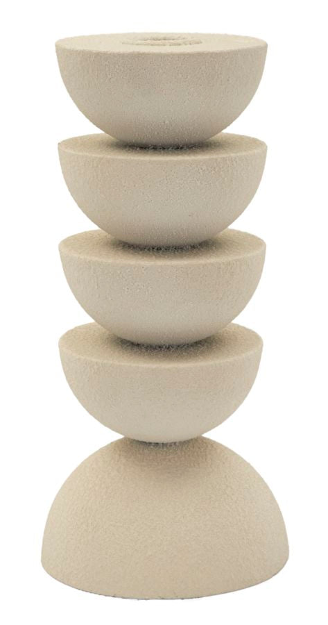 Kerzenhalter Dünen Creme Hoch – Kerzenhalter
