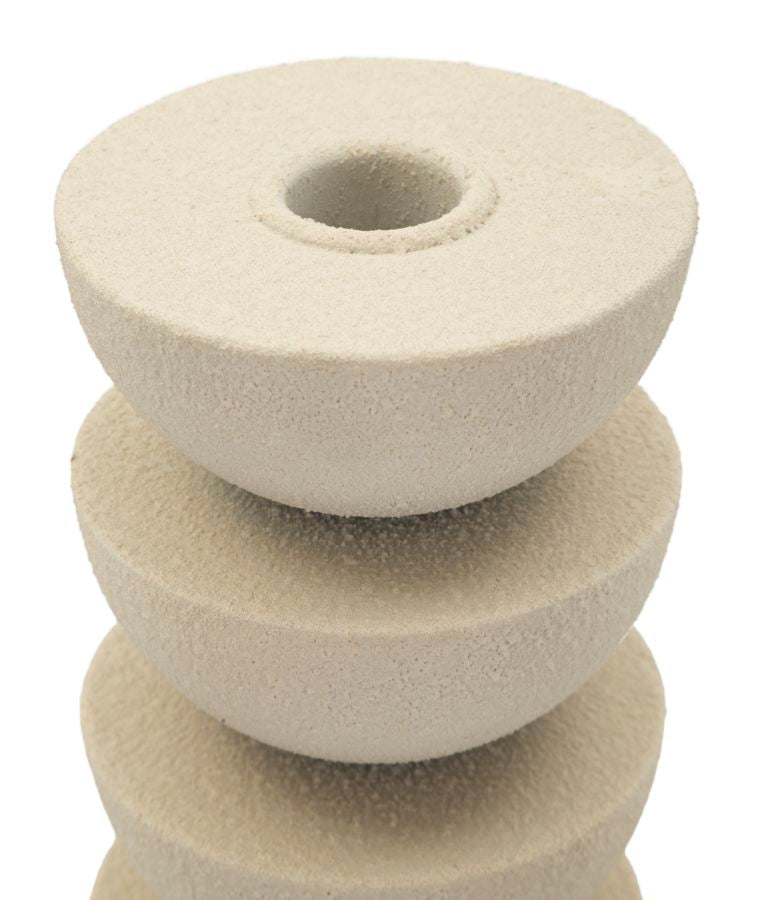 Kerzenhalter Dünen Creme Hoch – Kerzenhalter