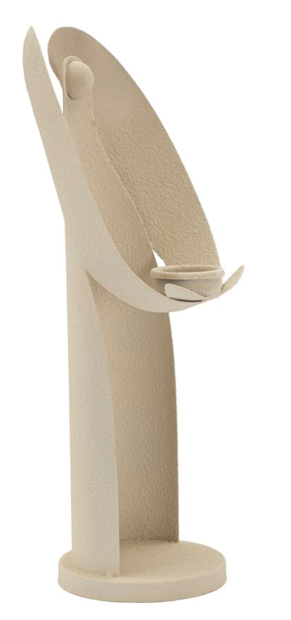 Kerzenhalter Engel Creme 37,5 cm – Kerzenhalter
