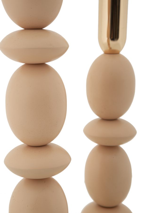 Kerzenständer Shuttle Rosa Gold 2er Set – Kerzenhalter Deko
