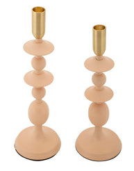 Kerzenständer Gemini Rosa Gold 2er Set – Kerzenhalter Deko