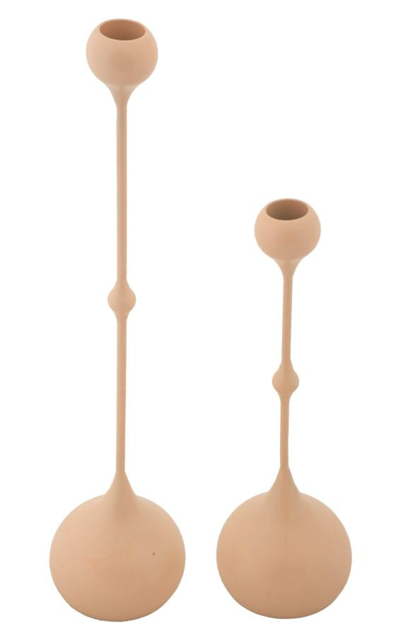 Kerzenständer Slimmy Rosa Gold 2er Set – Kerzenhalter Deko