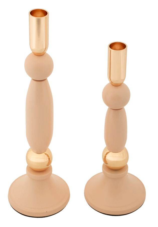 Kerzenständer Strek Rosa Gold 2er Set – Kerzenhalter Deko