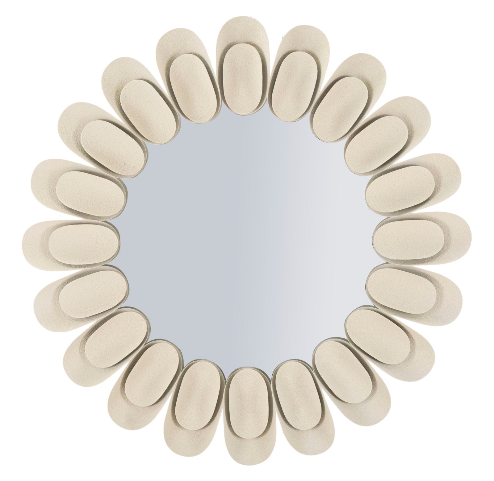 Spiegel Rund Dune Doppel Creme 85 cm