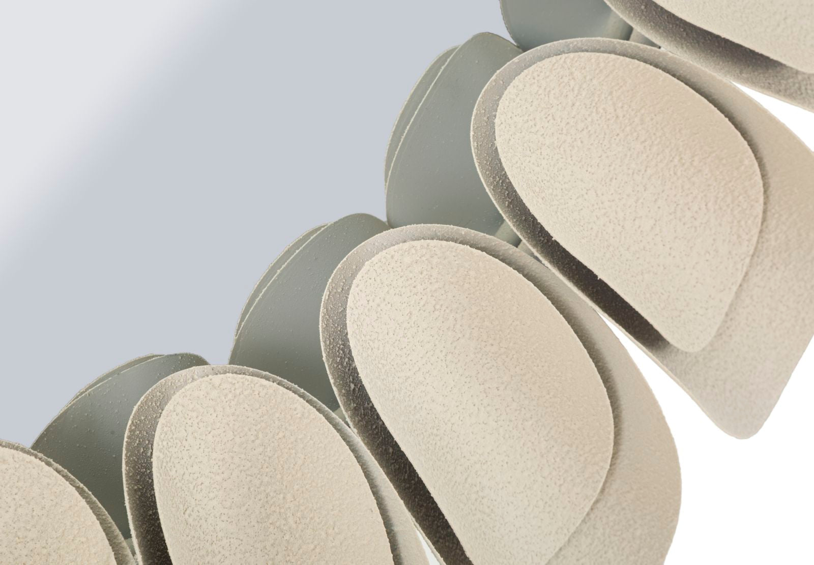 Spiegel Rund Dune Doppel Creme 85 cm