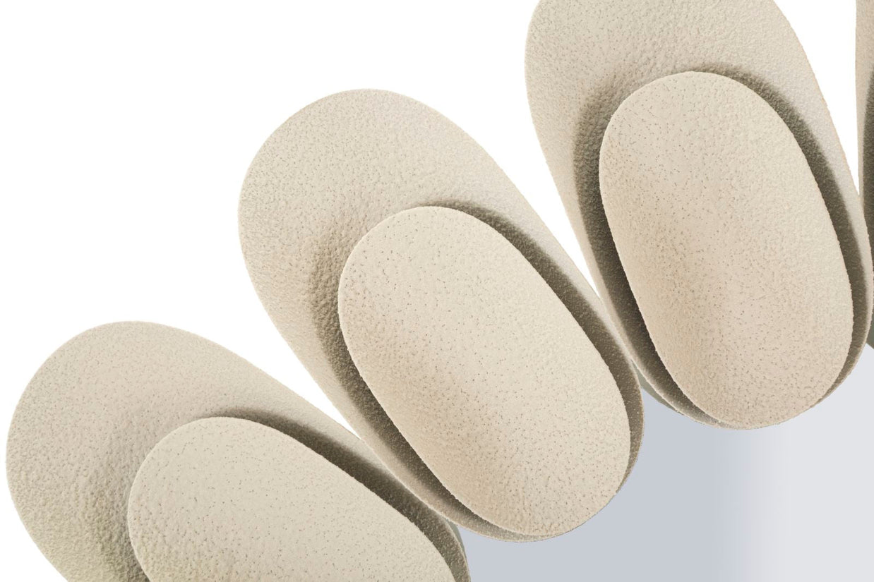 Spiegel Rund Dune Doppel Creme 85 cm