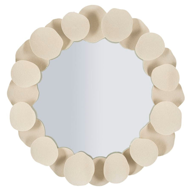 Spiegel Rund Dune Creme 85 cm