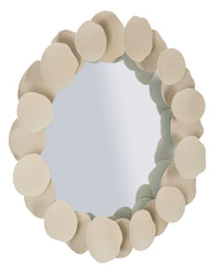 Spiegel Rund Dune Creme 85 cm