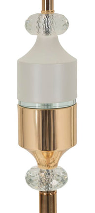 Stehlampe Gold Weiß 160 cm – Stehleuchte