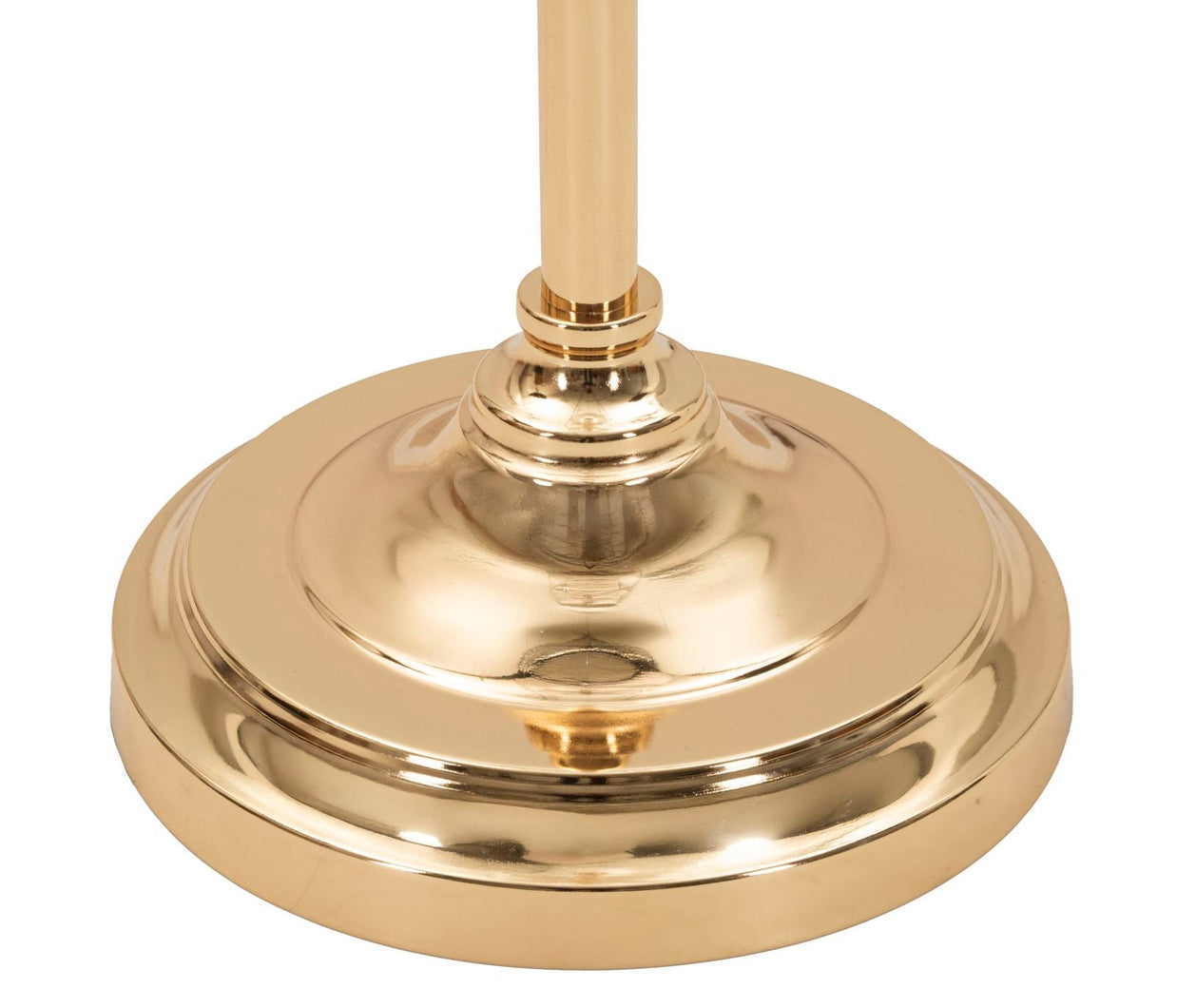 Stehlampe Gold Weiß 160 cm – Stehleuchte