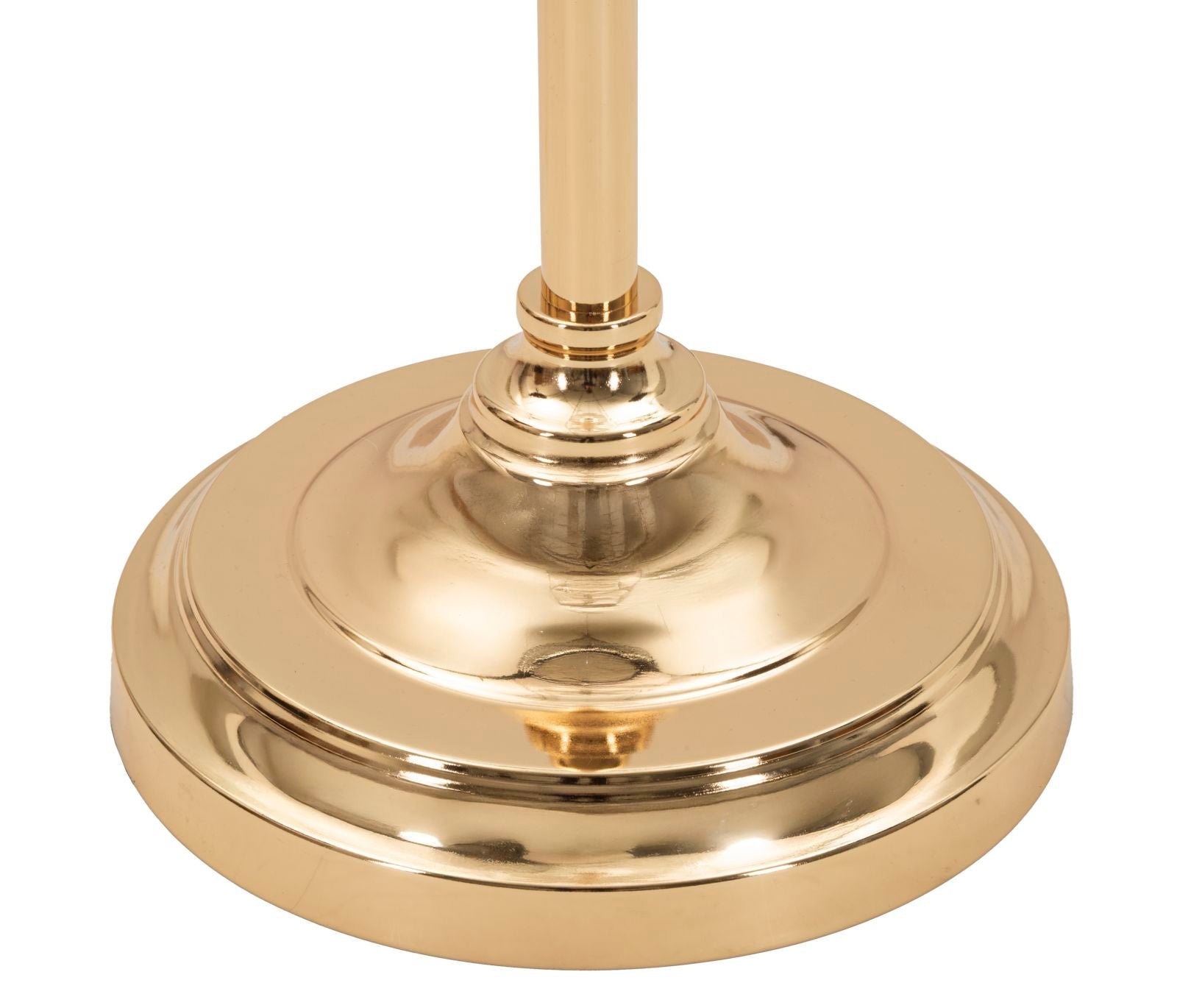 Stehlampe Gold Weiß 160 cm – Stehleuchte