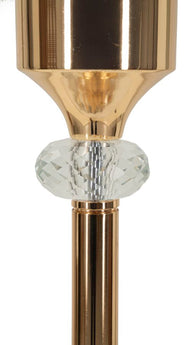 Stehlampe Gold Weiß 160 cm – Stehleuchte