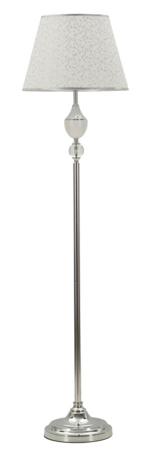 Stehlampe Silber Weiß 158 cm – Stehleuchte