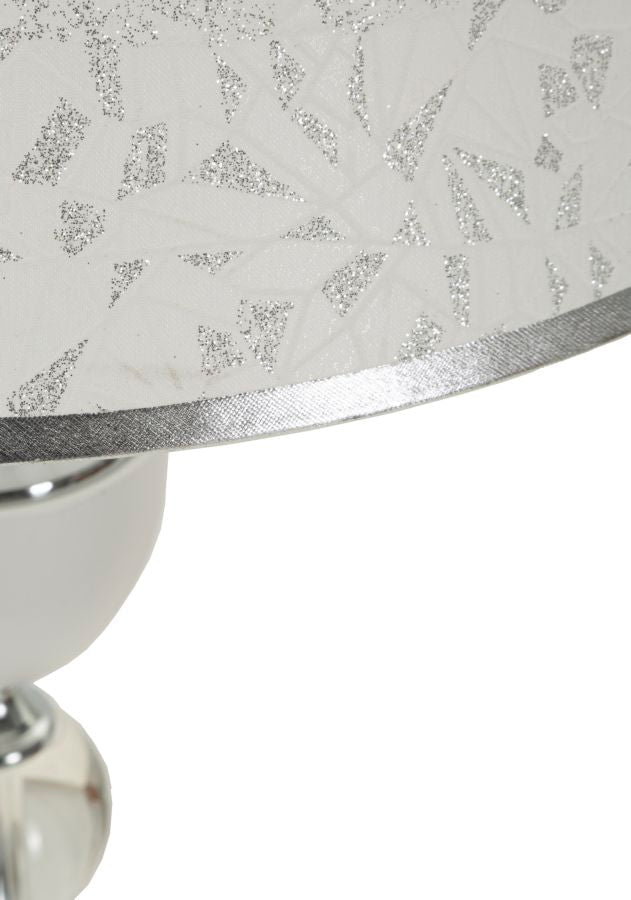 Stehlampe Silber Weiß 158 cm – Stehleuchte