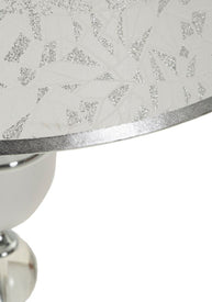Stehlampe Silber Weiß 158 cm – Stehleuchte