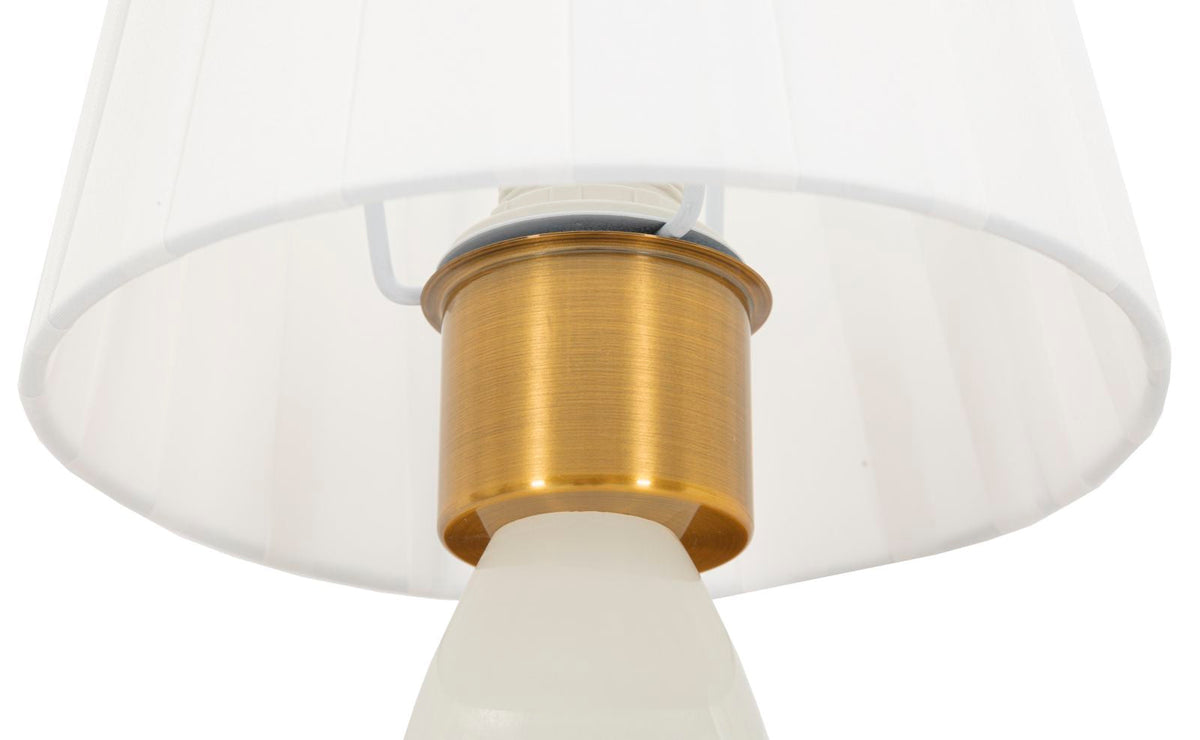 Wandleuchte Gold Weiß 46 cm – Wandlampe