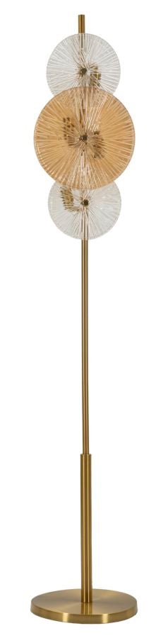 Stehlampe Gold Braun 164 cm – Stehleuchte